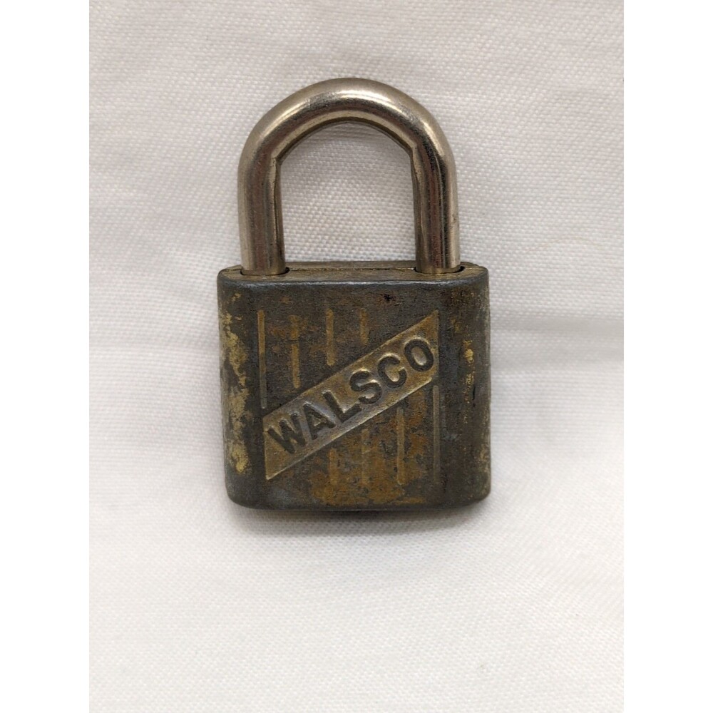 Vintage Walsco Made In U.S.A. Padlock 1 1/4"